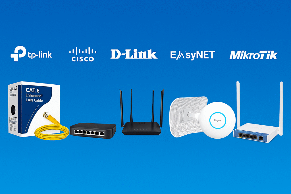 Networking products, routers, switches