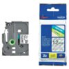 Brother TZe-131 Label Tape – Black on Clear, 12mm Wide