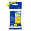 Brother Genuine TZe-631 Labelling Tape – Black on Yellow, 12mm wide