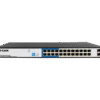 D-link 26-Port Gigabit PoE Switch with 24 PoE+ Ports (8 Long Reach 250m) and 2 SFP Uplink Ports - DGS-F1026P
