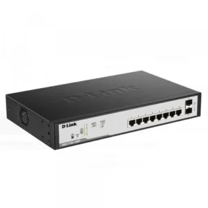 DLink DGS-F1100-10PS-E PoE Switch Smart Managed Gigabit with 2 SFP