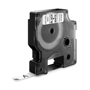 Dymo D1 Compatible Label – 40913 Black on White, 9mm x 7m