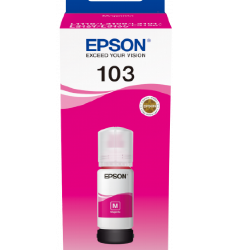 Epson 103 EcoTank Magenta Ink Bottle 65ml (C13T00S34A)