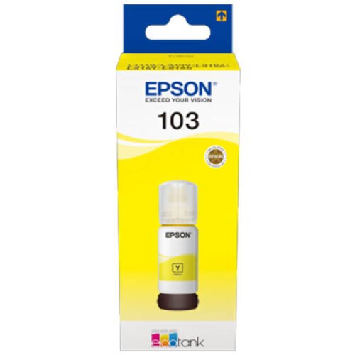 Epson 103 EcoTank Yellow Ink Bottle 65ml (C13T00S44A)
