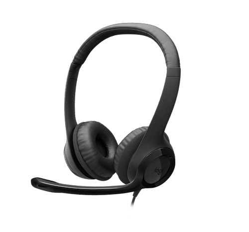 Logitech H390 USB Headset with Noise-Canceling Mic (981-000406)