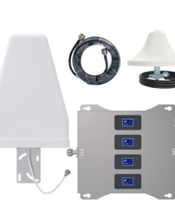 Quadband 2G, 3G, 4G LTE Mobile Network Signal Booster – 900/1800/2100/2600 MHz Cellular Signal Repeater