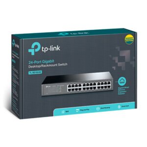 TP-Link 24-Port 10/100/1000Mbps Gigabit Desktop Rackmount Switch - TL-SG1024D