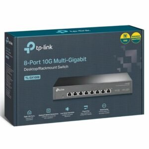 TP-Link 8-Port 10/100/1000Mbps Gigabit Desktop/Rackmount Switch with 8-Port PoE+ - TL-SG1008MP
