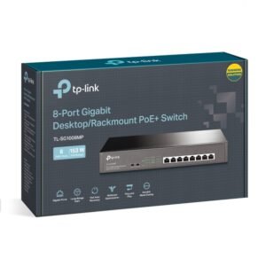 TP-Link 8-Port Gigabit Desktop Rackmount Switch with 8-Port PoE+
