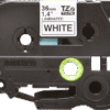 Brother TZe-261 Label Tape – Black on White, 36mm Wide