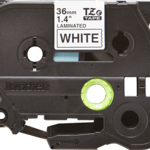 Brother TZe-261 Label Tape – Black on White, 36mm Wide