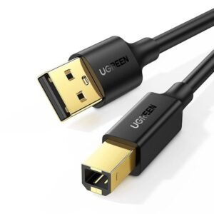 UGREEN USB 2.0 AM to BM Printer Cable 1.5m (Black) – US135