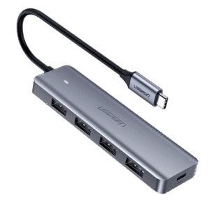 Ugreen 4-Port USB 3.0 Hub with USB-C Power Supply 