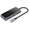 Vention USB-C 6-in-1 Dock with HDMI, USB 3.0x3, RJ45, PD – 0.5M Gray