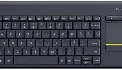 Logitech K400 Plus Wireless Keyboard with Touchpad – Black (920-007145)