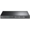 TP-Link 18-Port 10/100/1000Mbps Gigabit Easy Smart Switch with 16-Port PoE+ – TL-SG1218MPE