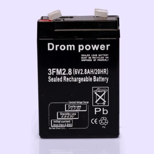 6V 2.8AH Sealed Lead Acid Battery