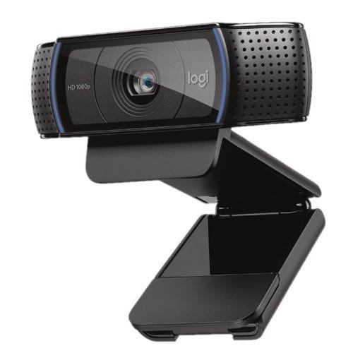 Logitech C920e 1080p Business Webcam camera lens