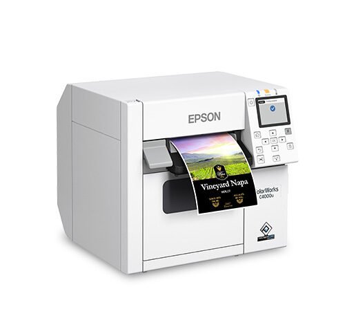 ColorWorks CW‑C4000 Color Inkjet Label Printer (Gloss)