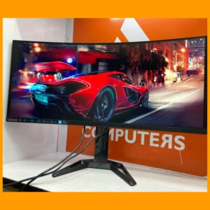 Lenovo Legion R32qc-30 31.5" QHD Curved Gaming Monitor – 180Hz, Raven Black