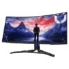 Lenovo Legion R34w-30 34" WQHD Curved Gaming Monitor – 180Hz, 1500R Curvature