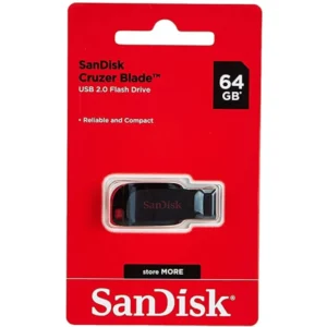 SanDisk Cruzer Blade USB Flash Drive 64GB