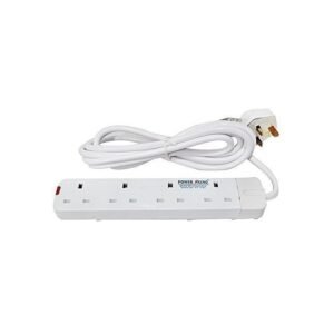 Power King 5 Way Extension Socket Cable with Surge Protection