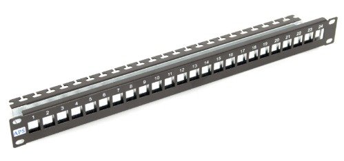 24-Port RJ45 unloaded patch panel