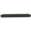 24 Port Siemon Cat6A F/UTP patch panel