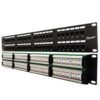 48-Port Cat6A Giganet patch panel 1U-19″