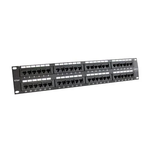 48-Port Siemon Cat6A shielded patch panel