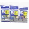 Brother HS2-631 12mm black on yellow heat shrink tube