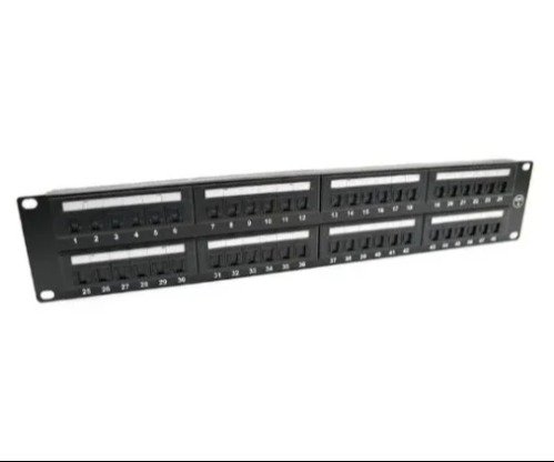 D-Link 48 Port Cat6 unshielded punch down patch panel