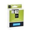 Dymo DM1 9mm black on white label tape