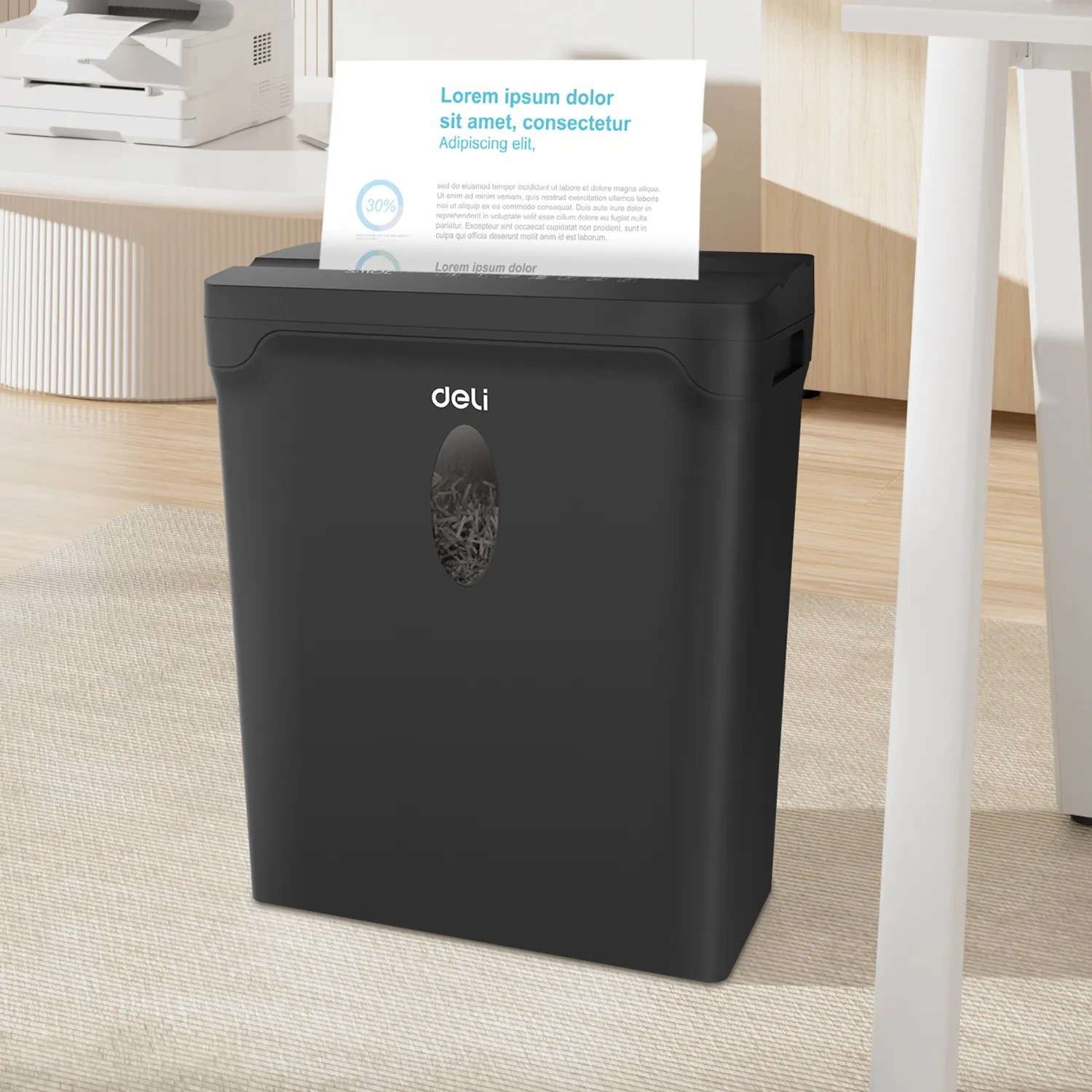 DELI T014 paper shredder with 5-sheet capacity