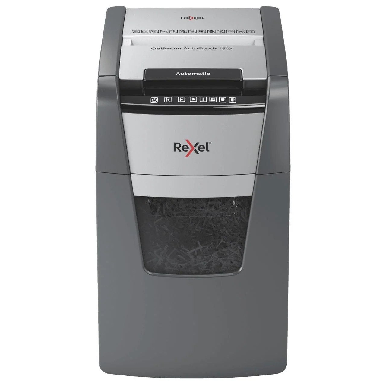 Rexel Optimum AutoFeed+ 150X cross-cut paper shredder